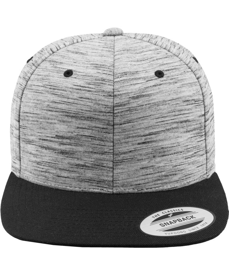Alternative view of Flexfit By Yupoong - Stripes Melange Crown Snapback (6089Sc) YP088
