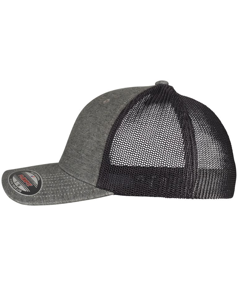 Alternative view of Flexfit By Yupoong - Retro Trucker Melange Cap (6511M) YP127