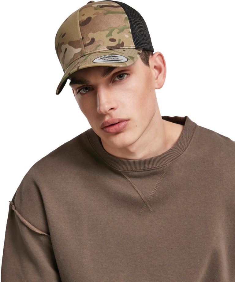 Flexfit By Yupoong &#8211; Retro Trucker Multicam (6606Mc) YP131, Vivid Promotion Workwear