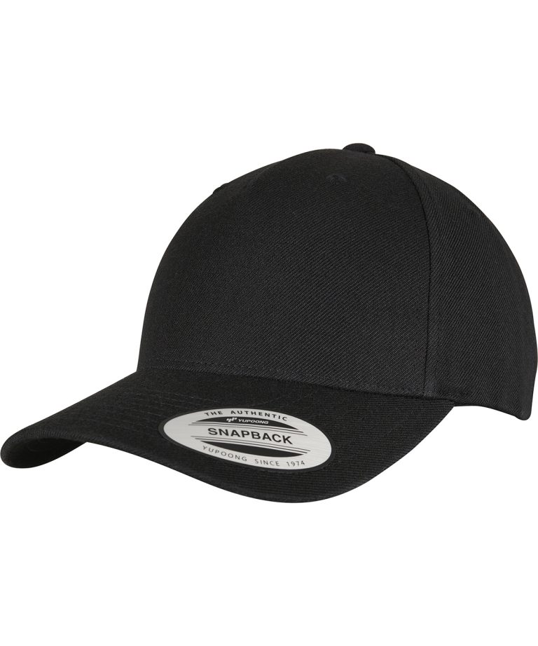 Flexfit By Yupoong &#8211; Yp Classics 5 &#8211; Panel Premium Curved Visor Snapback Cap (5789M) YP158, Vivid Promotion Workwear