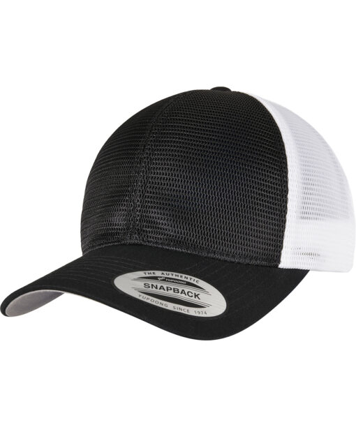 Flexfit By Yupoong - 360ｰ Omnimesh 2 - Tone Cap (6360T) YP162 - Image 6