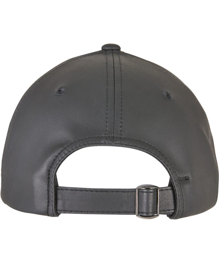 Flexfit By Yupoong &#8211; Synthetic Leather Alpha Shape Dad Cap (6245Al) YP218, Vivid Promotion Workwear