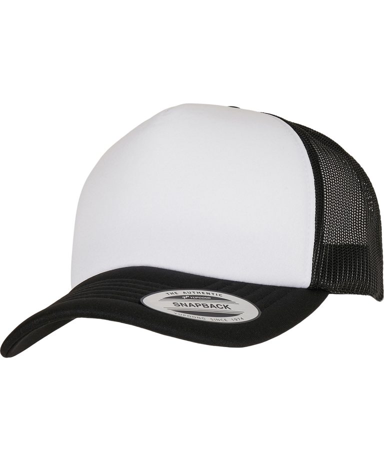 Flexfit By Yupoong - Yp Classics Curved Foam Trucker Cap  White Front (6320W) YP227