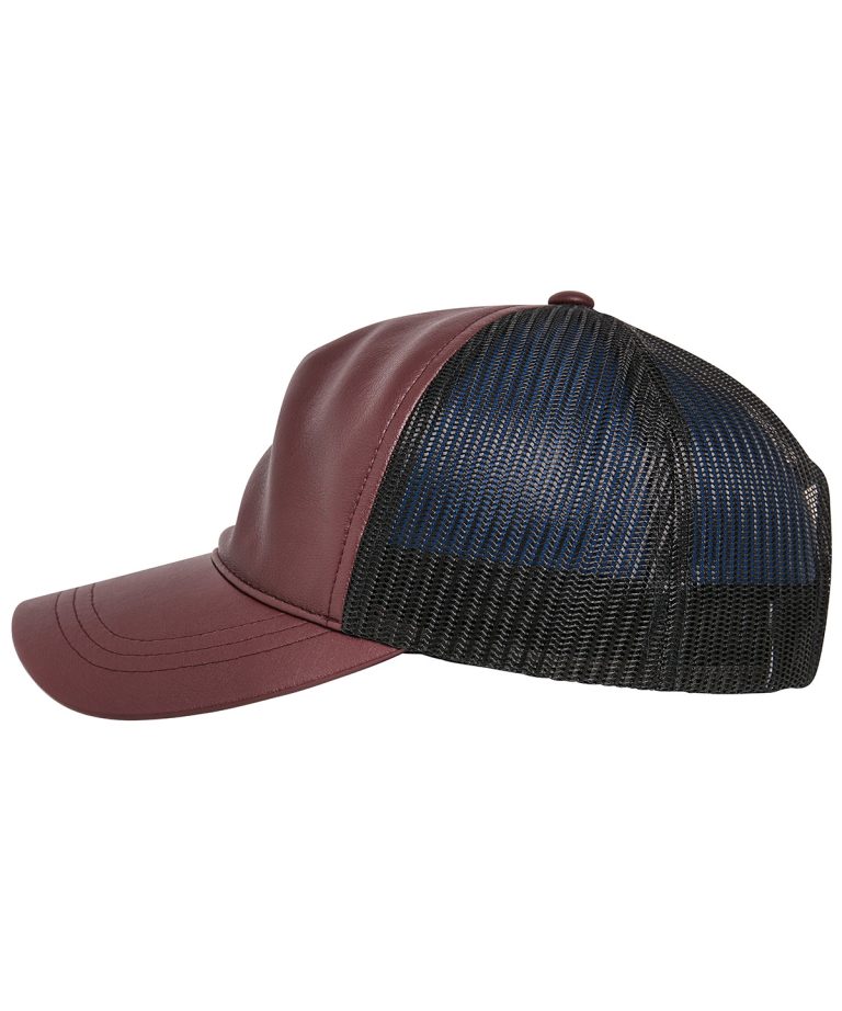 Flexfit By Yupoong &#8211; Synthetic Leather Trucker (6606Lt) YP235, Vivid Promotion Workwear