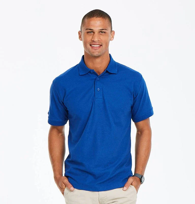 MAN WEARING UC108 uneek polo