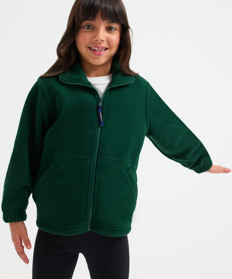 Alternative view of UNEEK Childrens Classic Full Zip Fleece Jacket UC603