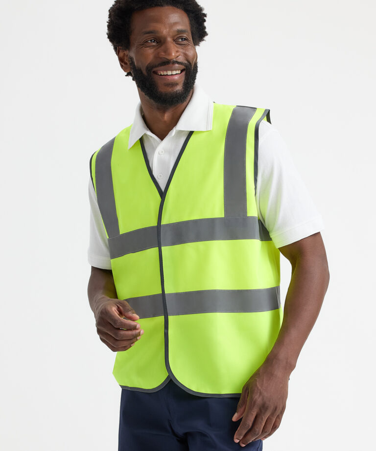UNEEK Hi Vis Safety Waistcoat UC801, Vivid Promotion Workwear
