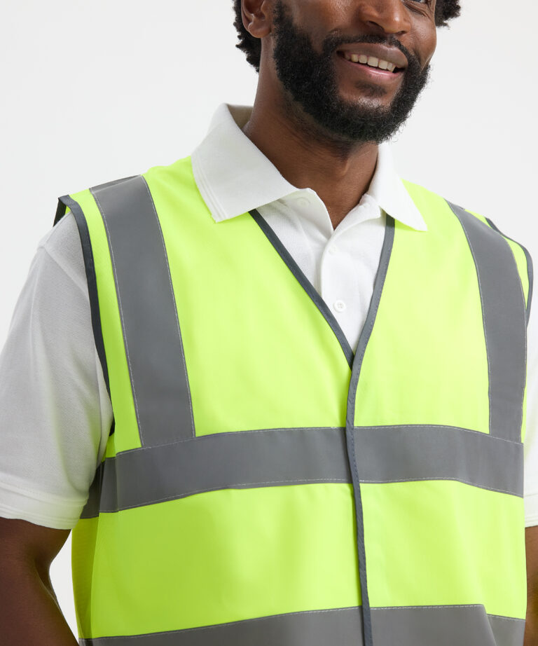 Alternative view of UNEEK Hi Vis Safety Waistcoat UC801
