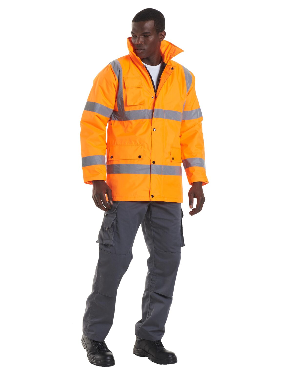 UNEEK Hi Vis Road Safety Jacket UC803, Vivid Promotion Workwear