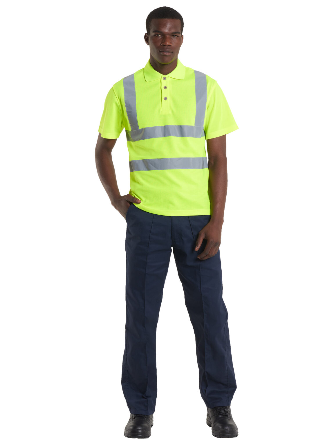 UNEEK Hi Vis Polo Shirt UC805, Vivid Promotion Workwear