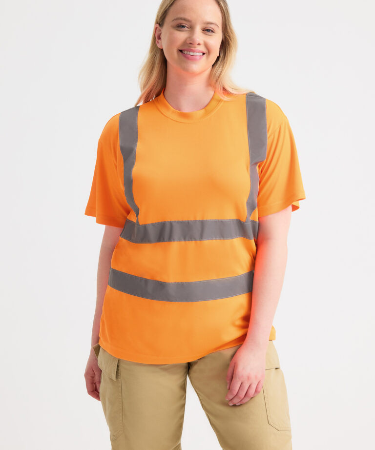 Alternative view of UNEEK Hi Vis Short Sleeve T Shirt UC810