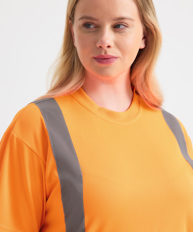 UNEEK Hi Vis Short Sleeve T Shirt UC810, Vivid Promotion Workwear
