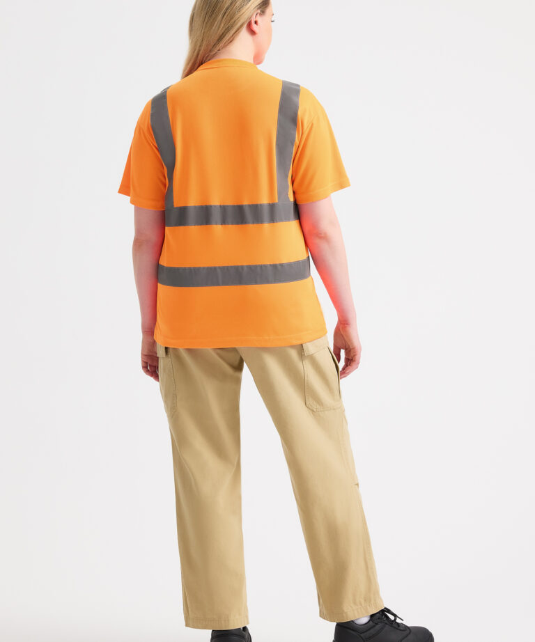 UNEEK Hi Vis Short Sleeve T Shirt UC810, Vivid Promotion Workwear
