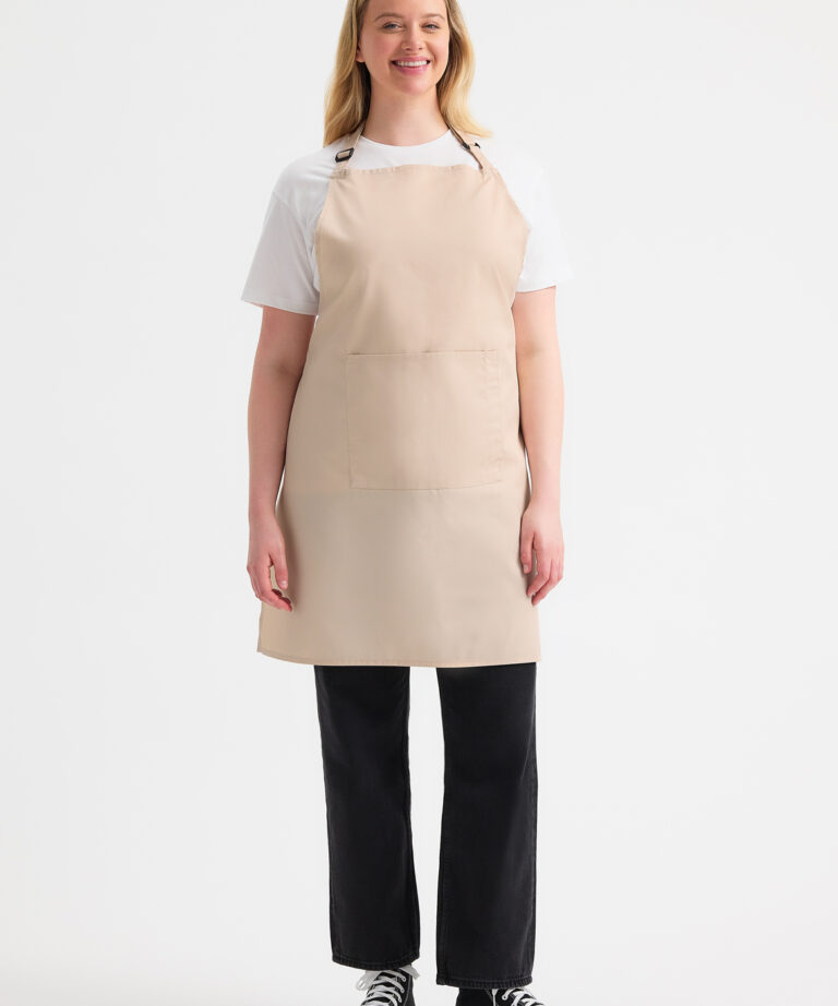 Alternative view of UNEEK Bib Apron with Pocket UC940
