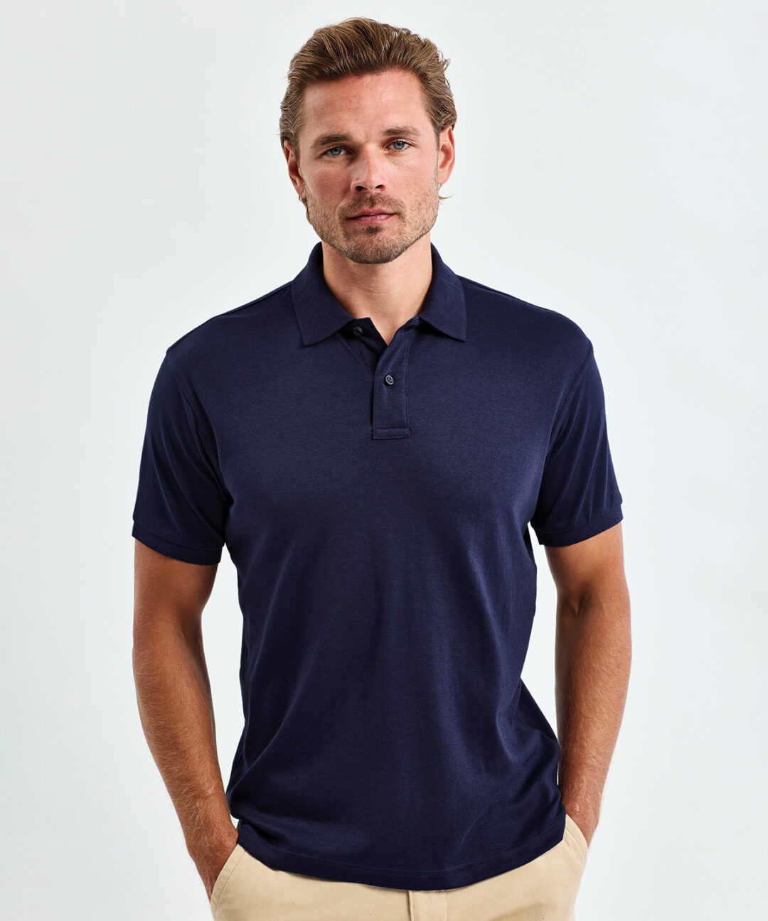Asquith &#038; Fox Men&#8217;s Super Smooth Knit Polo AQ005, Vivid Promotion Workwear