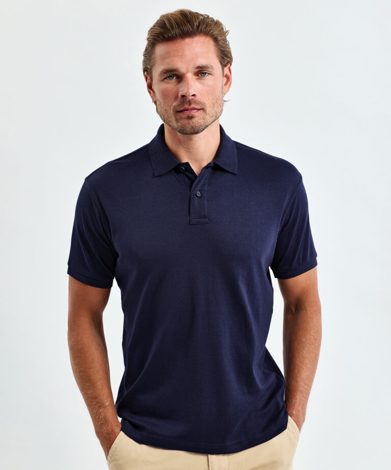 Alternative view of Asquith & Fox Men's Super Smooth Knit Polo AQ005