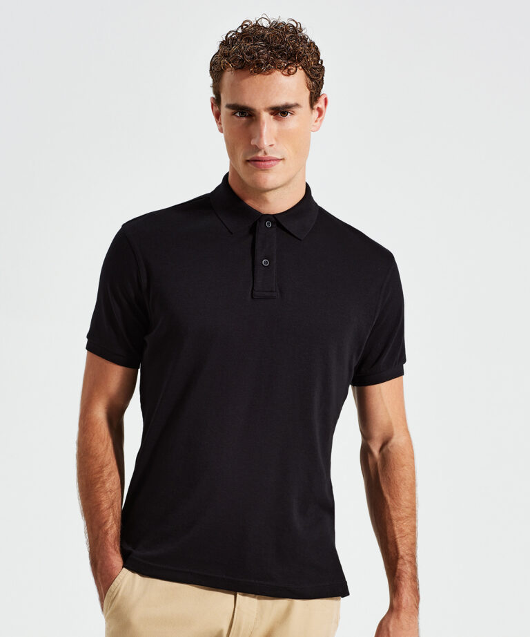 Asquith &#038; Fox Men&#8217;s Super Smooth Knit Polo AQ005, Vivid Promotion Workwear