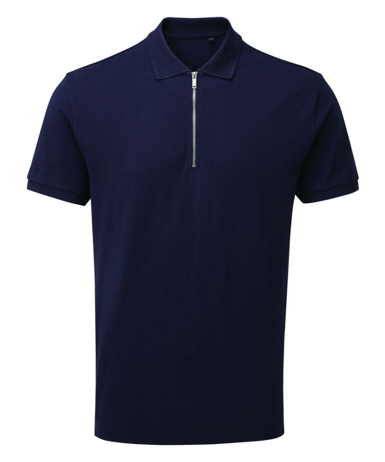 Asquith &#038; Fox Men&#8217;s zip polo AQ013, Vivid Promotion Workwear