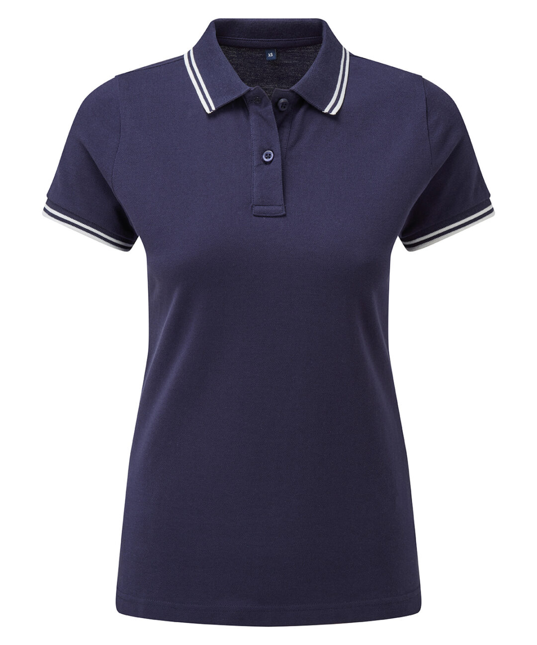 Asquith &#038; Fox Women&#8217;s classic fit tipped polo AQ021, Vivid Promotion Workwear