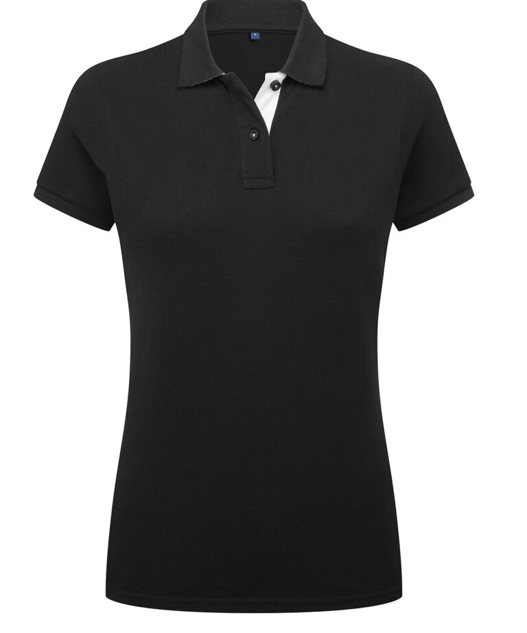 Alternative view of Asquith & Fox Women's contrast polo AQ022