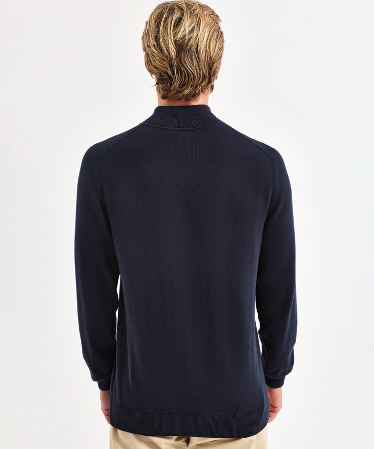 Asquith &#038; Fox Men&#8217;s cotton blend ? zip sweater AQ048, Vivid Promotion Workwear