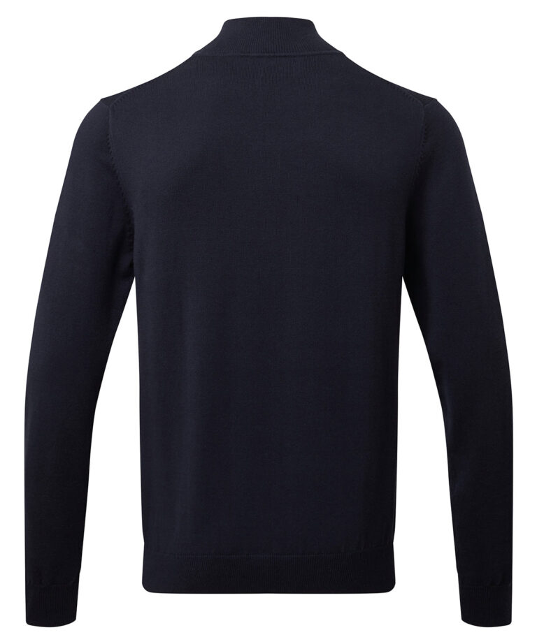 Alternative view of Asquith & Fox Men's cotton blend ? zip sweater AQ048