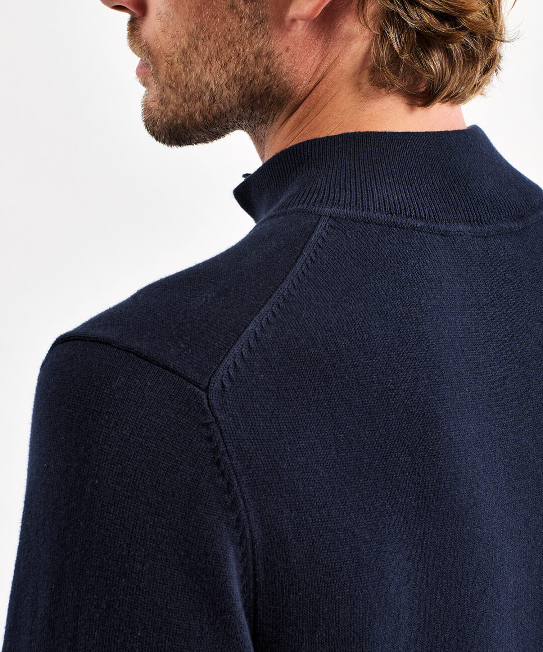 Asquith &#038; Fox Men&#8217;s cotton blend ? zip sweater AQ048, Vivid Promotion Workwear