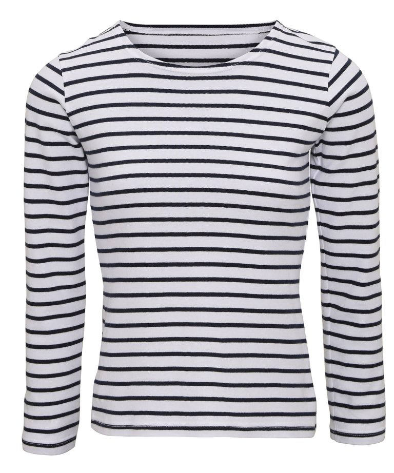 Asquith &#038; Fox &#8211; Womens Marinie Coastal Long Sleeve Tee AQ071, Vivid Promotion Workwear