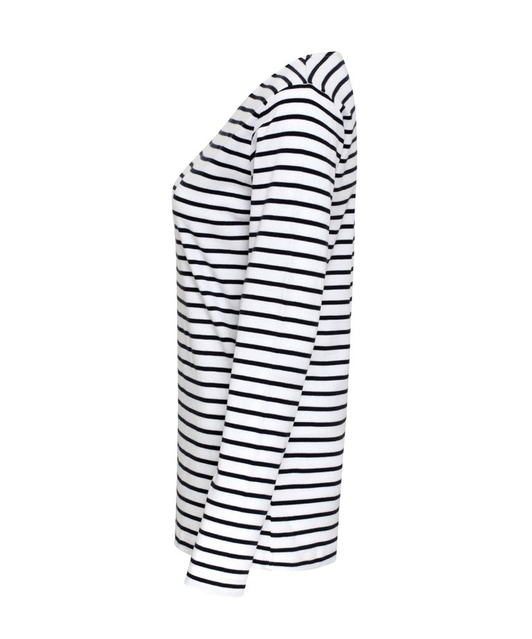 Asquith &#038; Fox &#8211; Womens Marinie Coastal Long Sleeve Tee AQ071, Vivid Promotion Workwear