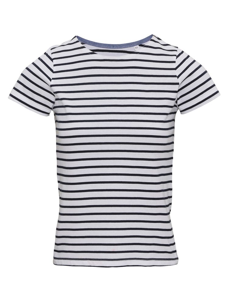 Asquith &#038; Fox &#8211; Womens Marinie Coastal Short Sleeve Tee AQ073, Vivid Promotion Workwear