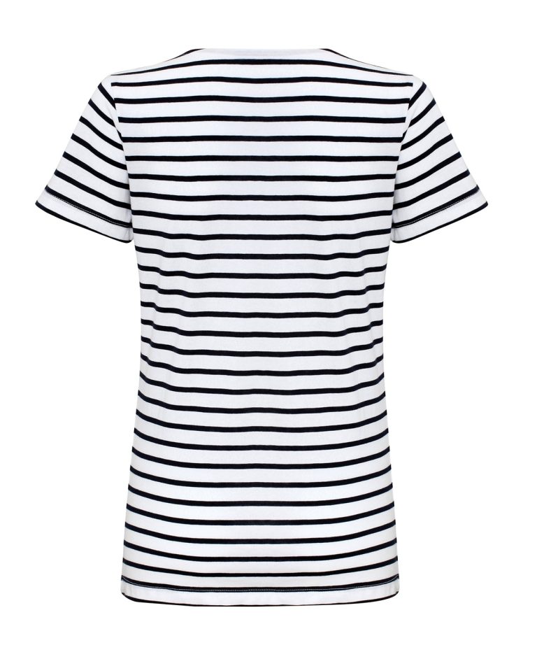 Asquith &#038; Fox &#8211; Womens Marinie Coastal Short Sleeve Tee AQ073, Vivid Promotion Workwear