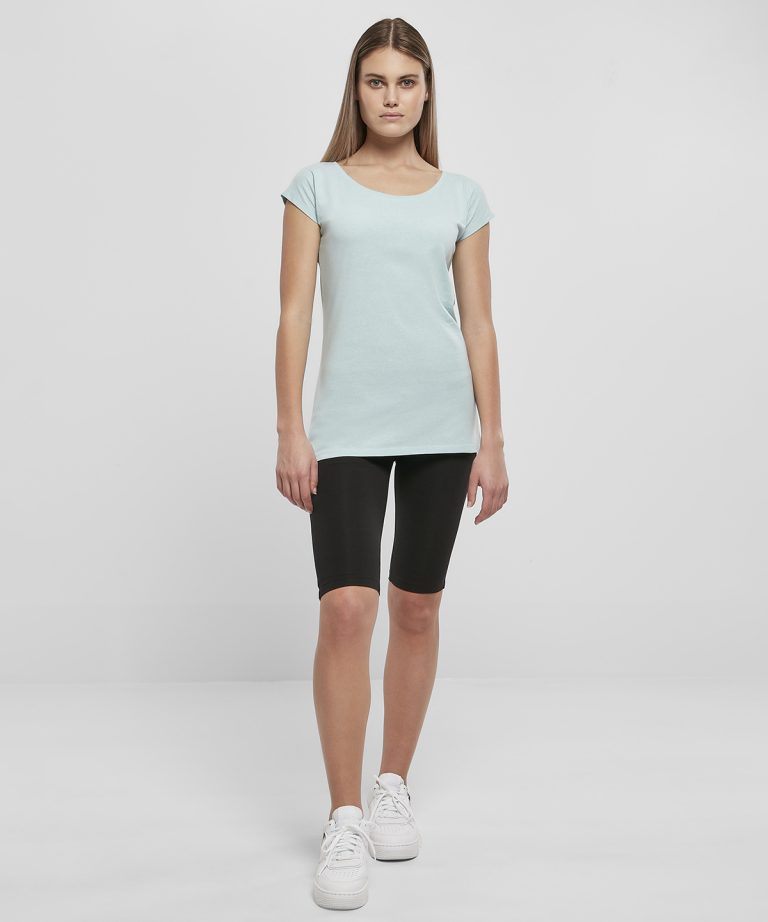 Build Your Brand Basic - Womens Wide Neck Tee BB013