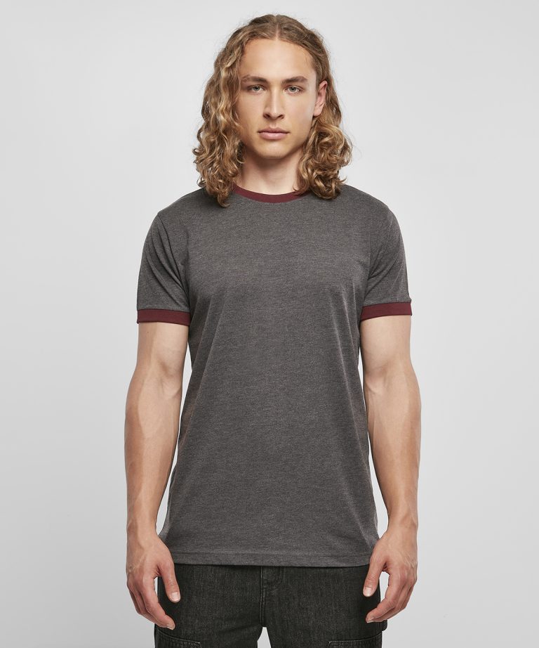 Build Your Brand Basic - Ringer Tee BB022