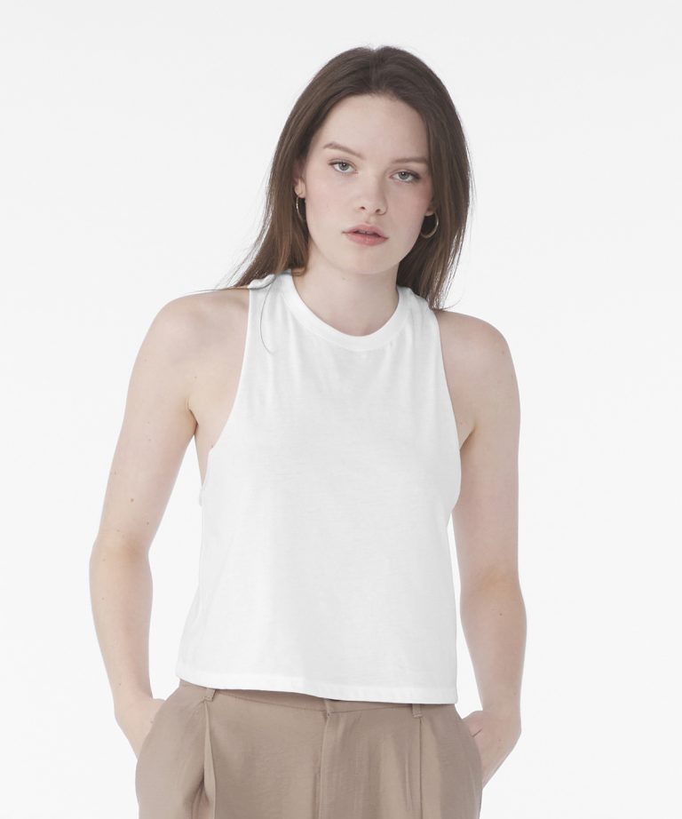 Alternative view of Bella+Canvas - Womens Racerback Cropped Tank BE127