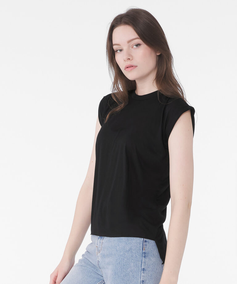 Bella+Canvas Women&#8217;s flowy muscle tee with rolled cuff BE128, Vivid Promotion Workwear