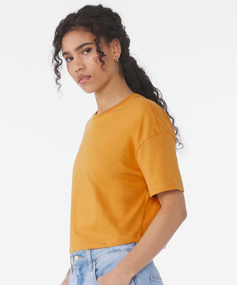 Bella+Canvas &#8211; Womens Jersey Crop Tee BE137, Vivid Promotion Workwear