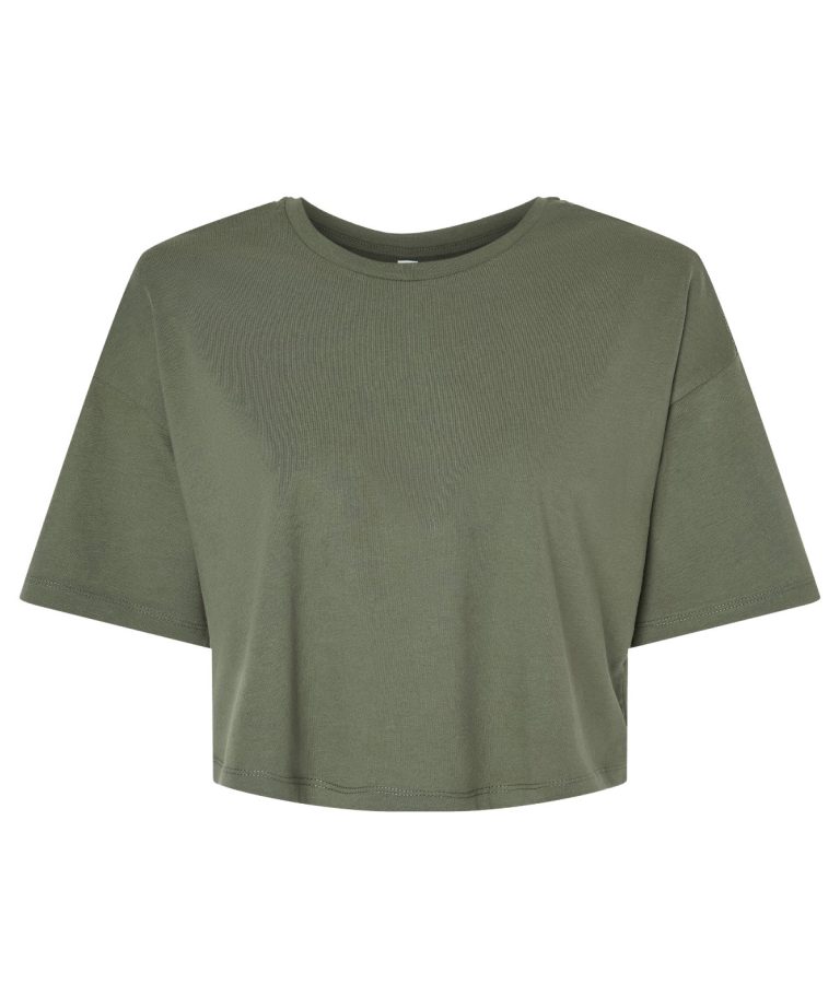 Bella+Canvas &#8211; Womens Jersey Crop Tee BE137, Vivid Promotion Workwear