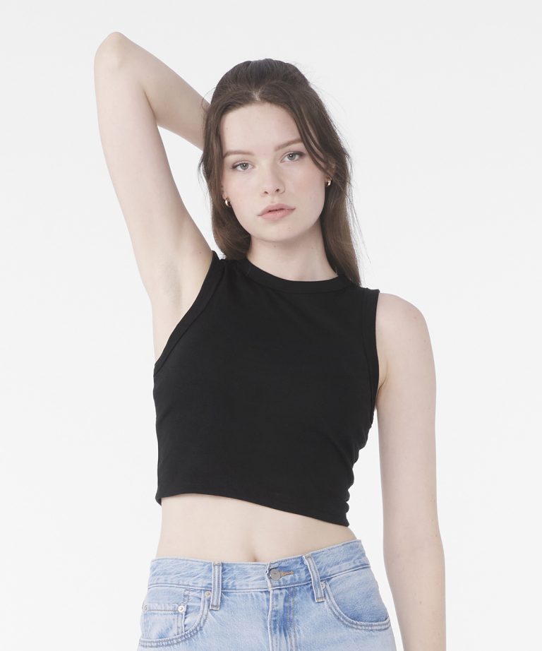Alternative view of Bella+Canvas - Womens Micro Rib Muscle Crop Tank BE140