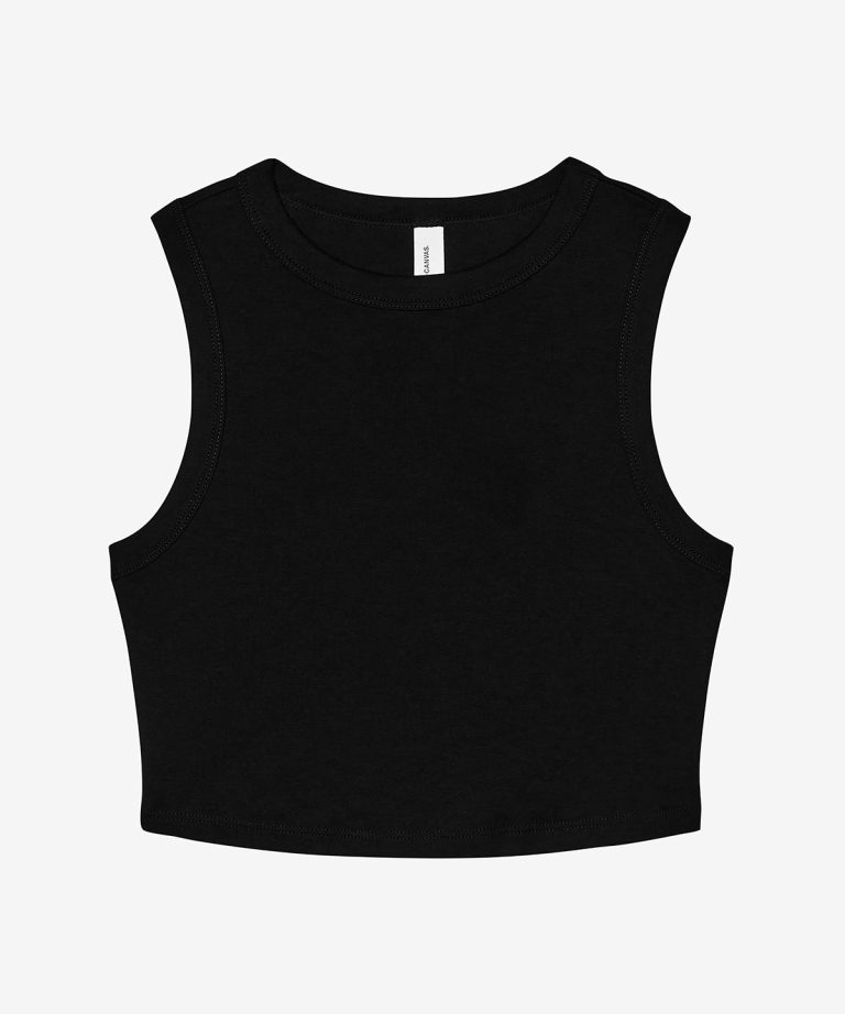Bella+Canvas &#8211; Womens Micro Rib Muscle Crop Tank BE140, Vivid Promotion Workwear