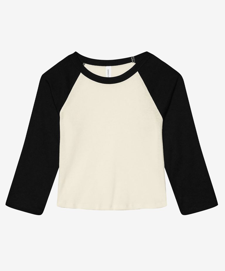Bella+Canvas &#8211; Womens Micro Rib 3| 4 Raglan Baby T &#8211; Shirt BE142, Vivid Promotion Workwear