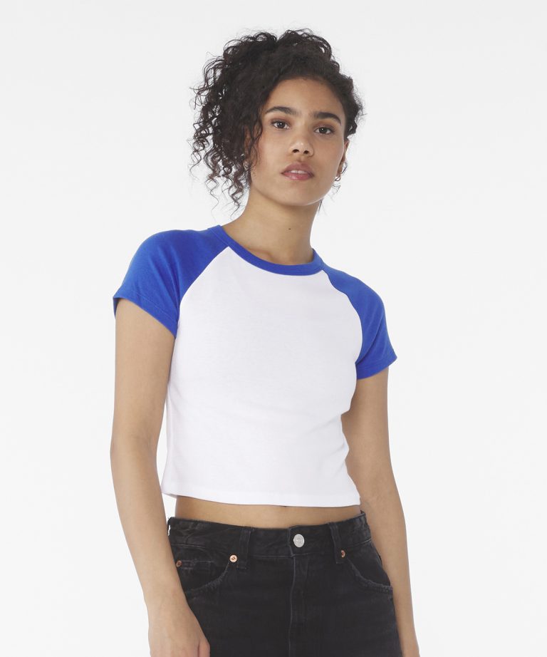 Alternative view of Bella+Canvas - Womens Micro Rib Raglan Baby T - Shirt BE143