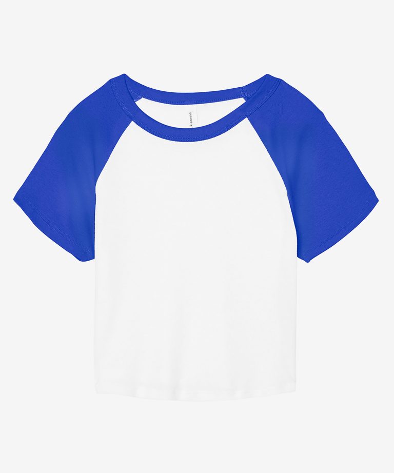 Bella+Canvas &#8211; Womens Micro Rib Raglan Baby T &#8211; Shirt BE143, Vivid Promotion Workwear