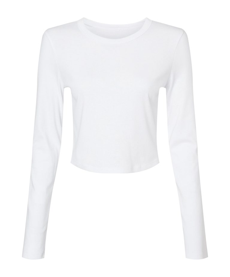 Bella+Canvas &#8211; Womens Micro Rib Long Sleeve Baby T &#8211; Shirt BE144, Vivid Promotion Workwear