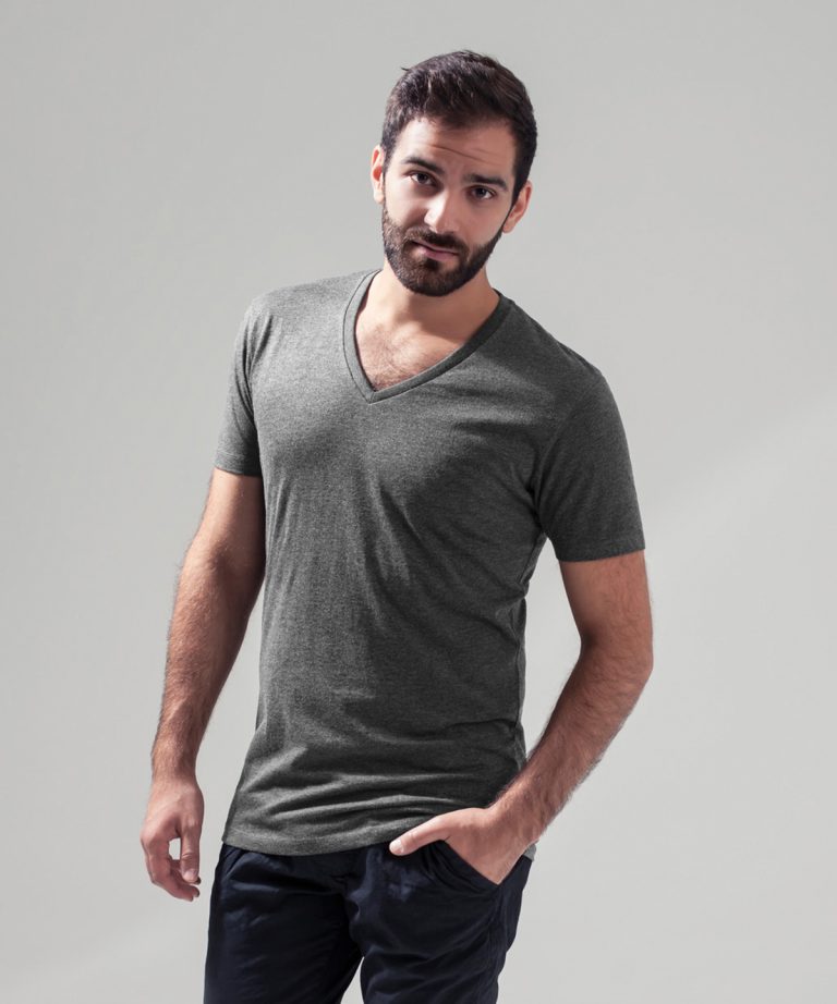 Build Your Brand &#8211; Light T &#8211; Shirt V &#8211; Neck BY006, Vivid Promotion Workwear