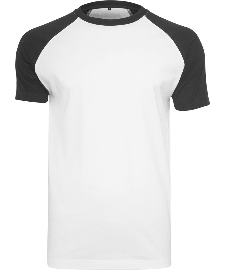 Build Your Brand &#8211; Raglan Contrast Tee BY007, Vivid Promotion Workwear