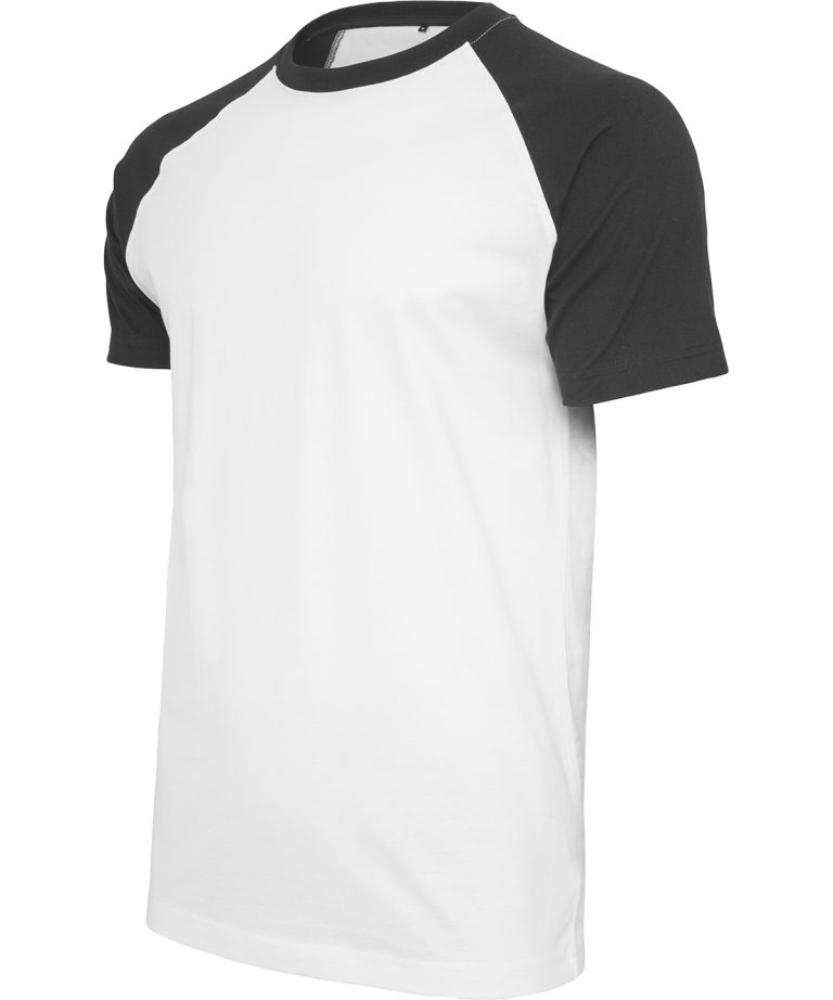 Build Your Brand &#8211; Raglan Contrast Tee BY007, Vivid Promotion Workwear