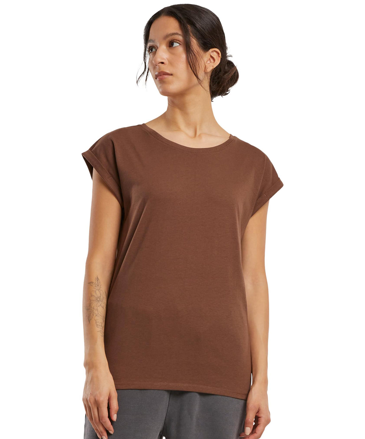 Build Your Brand Women’s extended shoulder tee BY021, Vivid Promotion Workwear Build Your Brand Women’s extended shoulder tee BY021, Vivid Promotion Workwear