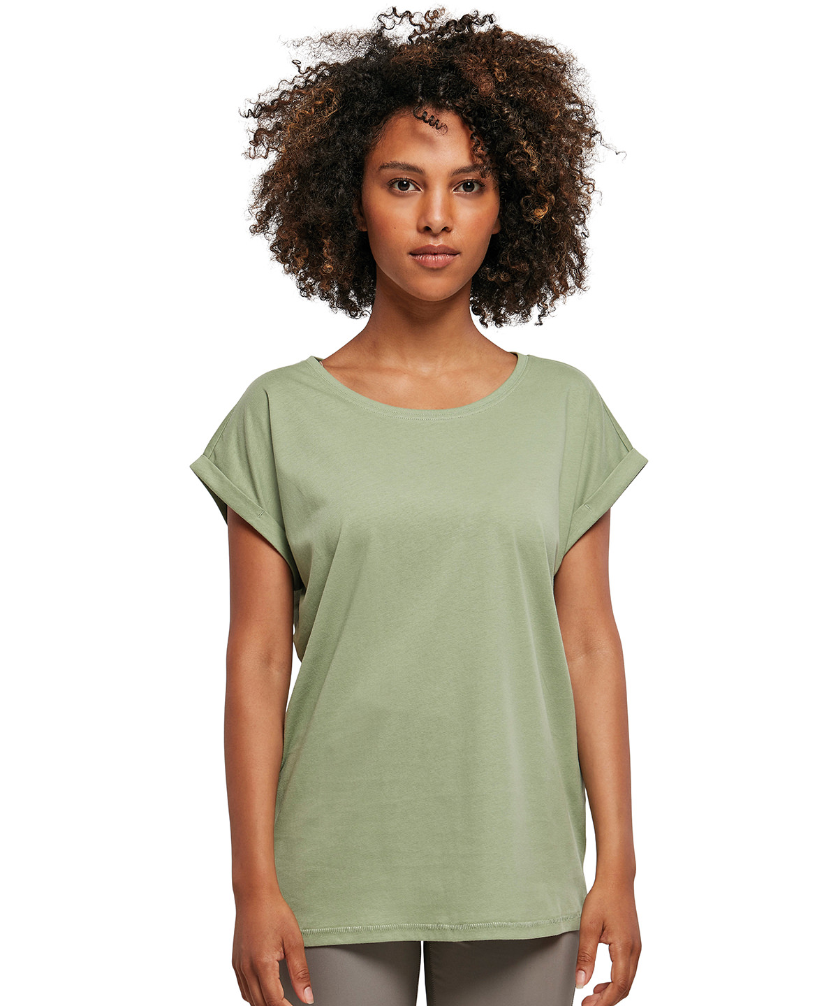 Build Your Brand Women’s extended shoulder tee BY021, Vivid Promotion Workwear Build Your Brand Women’s extended shoulder tee BY021, Vivid Promotion Workwear