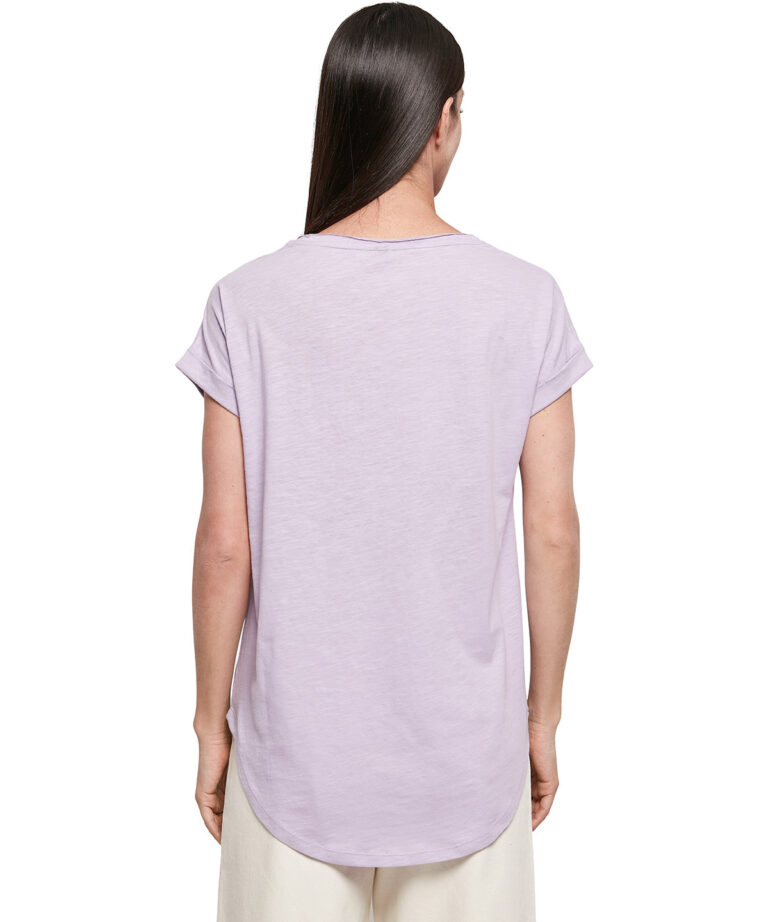 Alternative view of Build Your Brand Women's long slub tee BY036
