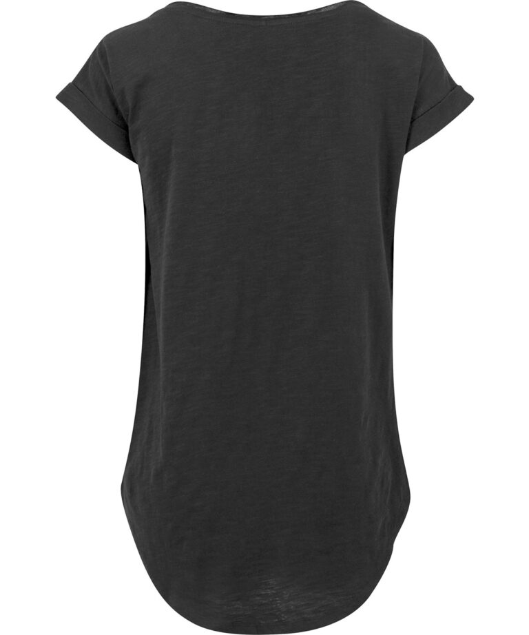 Build Your Brand Women&#8217;s long slub tee BY036, Vivid Promotion Workwear